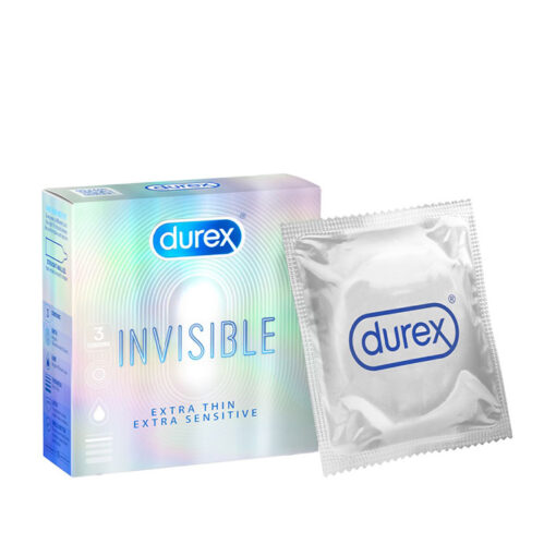 bao cao su durex invisible extra sensitive nho