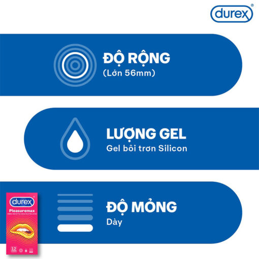 bao cao su durex pleasuremax info