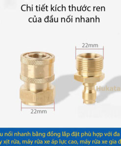 khop noi nhanh may rua xe