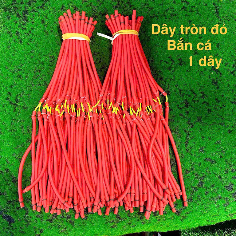 Dây thun dành cho ná bắn cá đủ loại 9 Day tron do ca