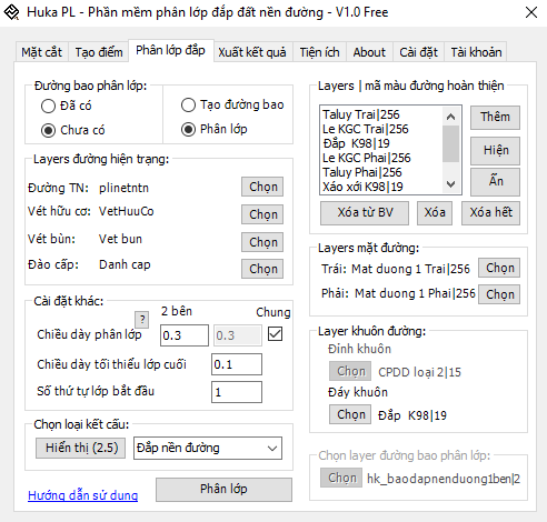 Tải phần mềm phân lớp đất đắp miễn phí 5 image 3