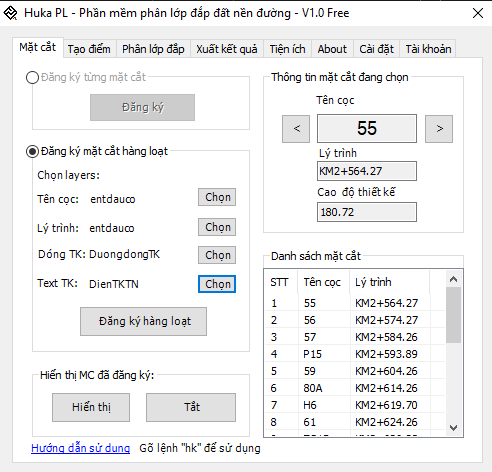 Tải phần mềm phân lớp đất đắp miễn phí 2 image